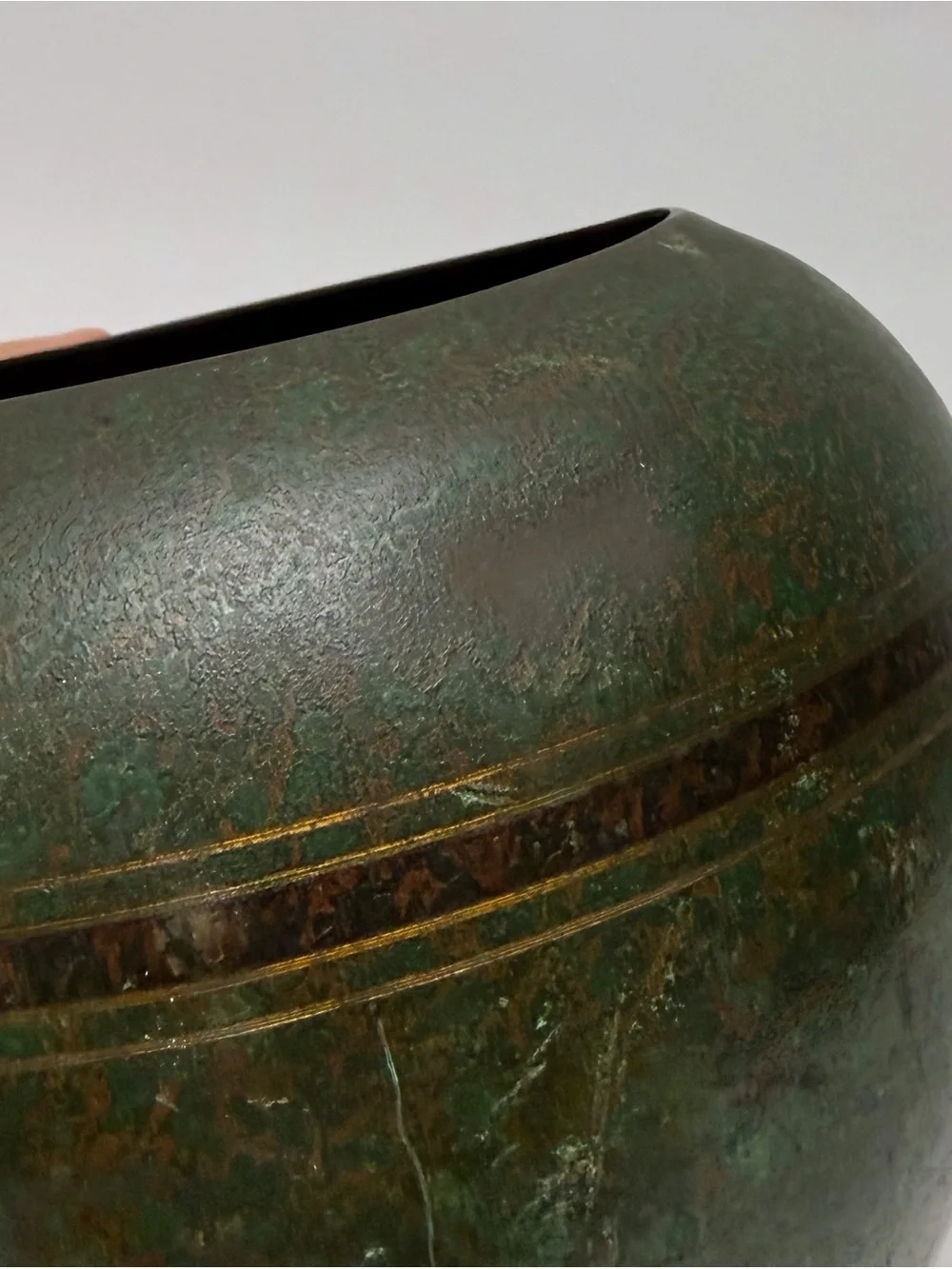 Vintage Carl Sorensen Signed Art Deco Bronze Vase - Picture 9 of 14
